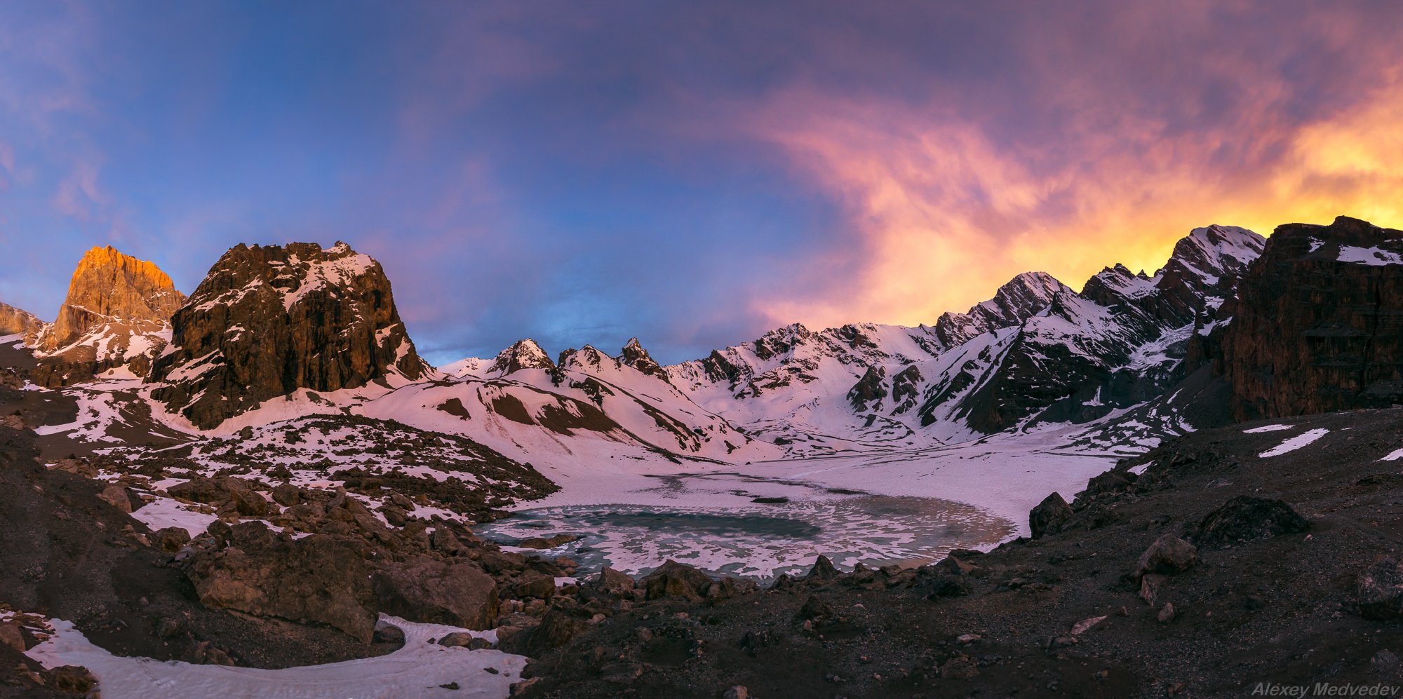 горы, скалы, Таджикистан, фаны, перевал, снег, лавина, памир, Казнок, mountains,Tajikistan, Фаны,, Алексей Медведев