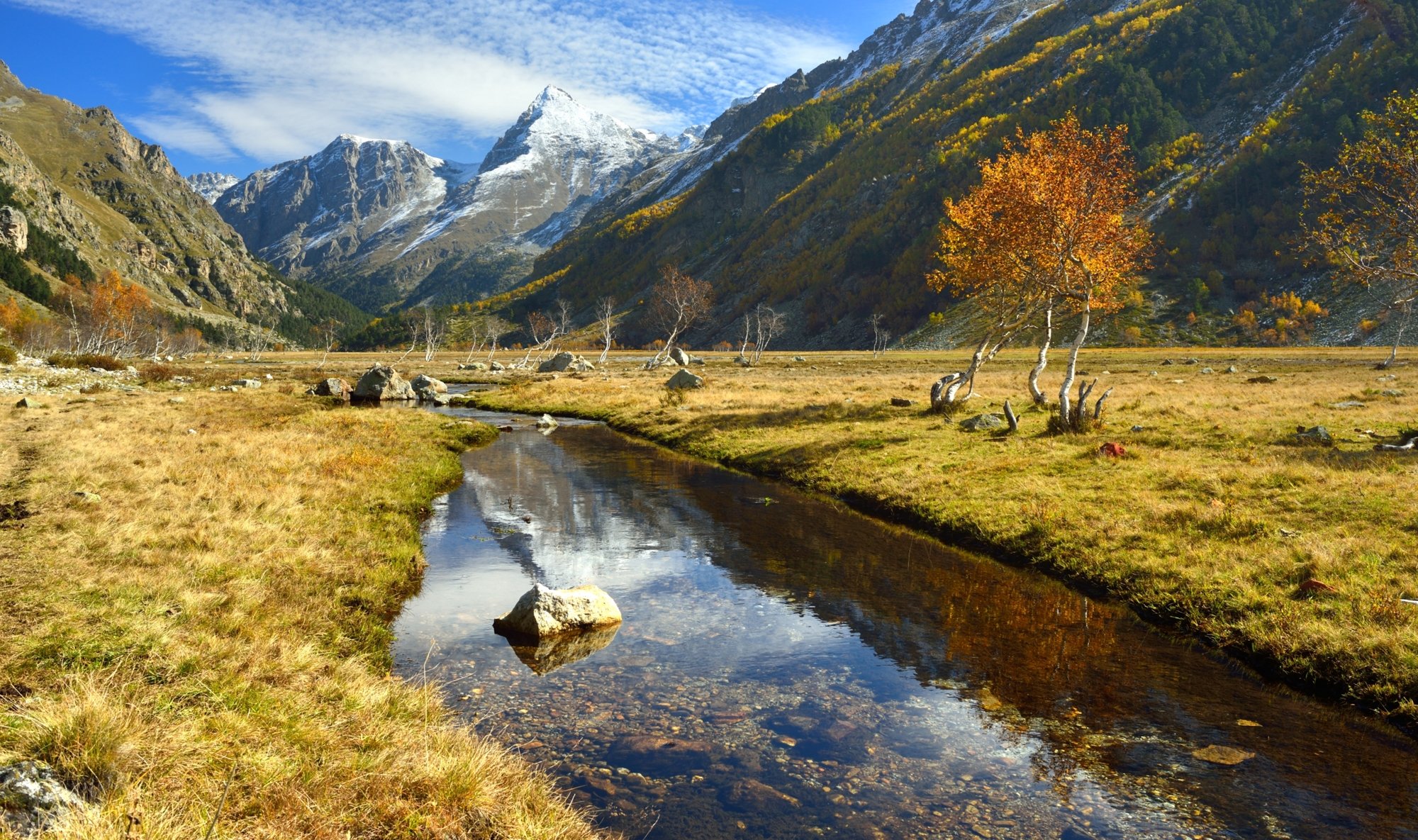 горы осень узункол мырды ручей, Александр Жарников
