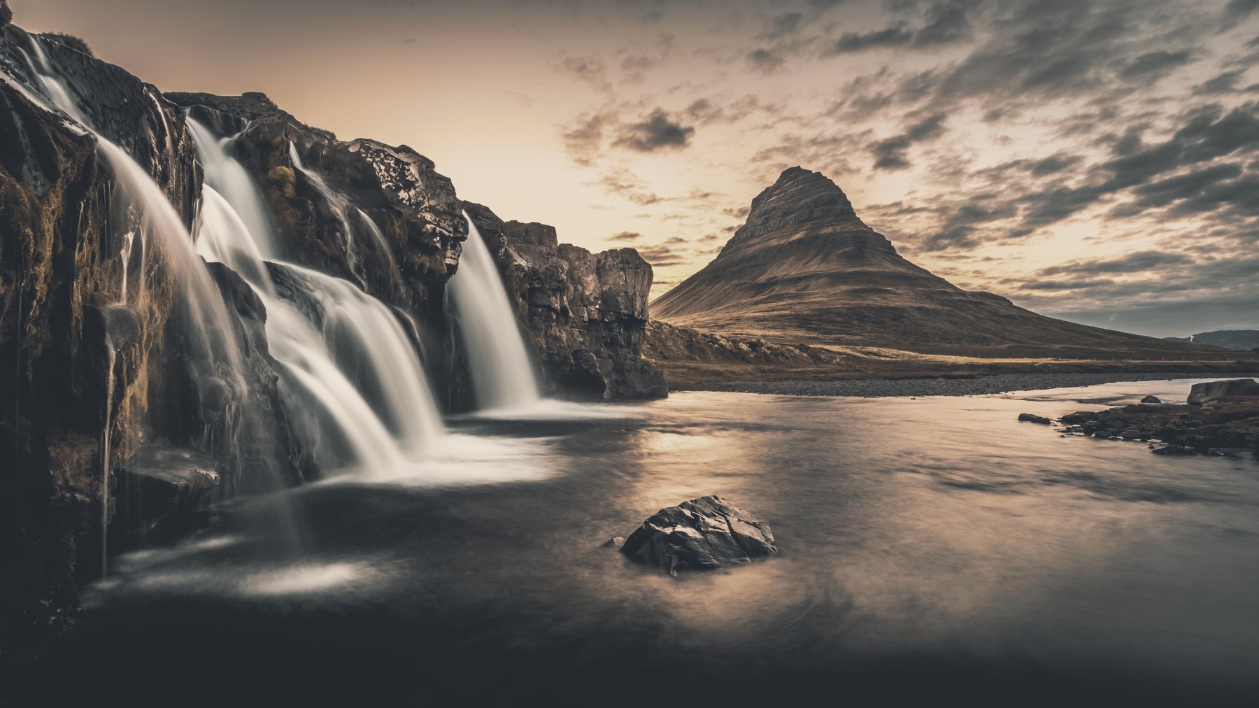 водопад,kirkjufell,kirkjufellsfoss,исландия,пейзаж, Ruslan Stepanov