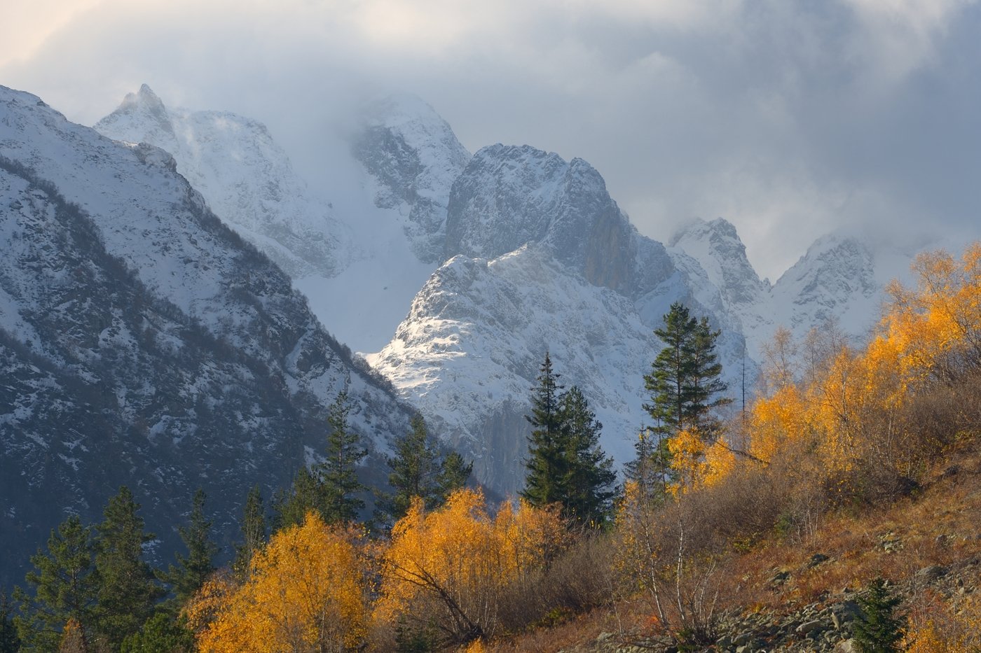 горы осень гондарай, Александр Жарников
