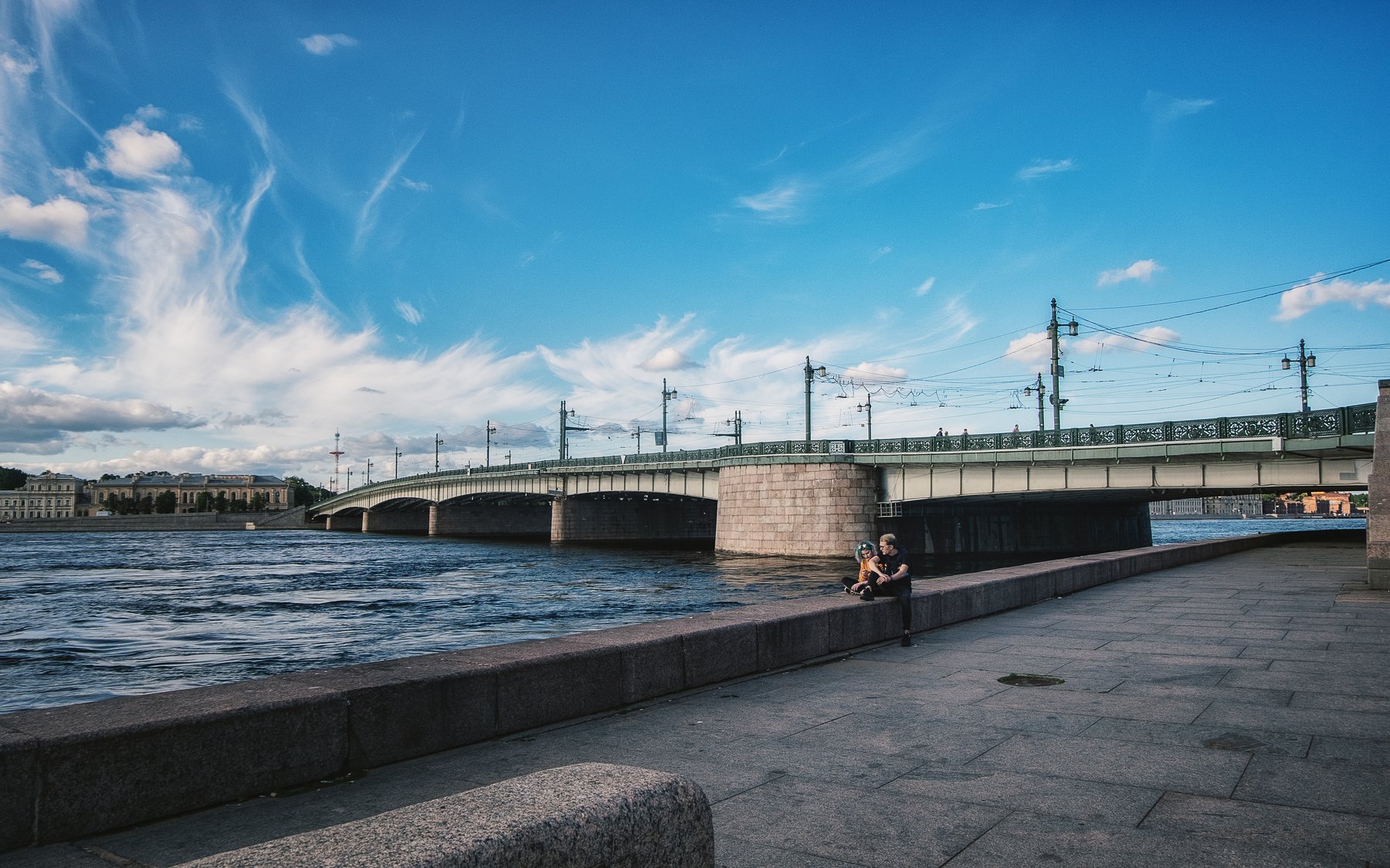 небо, небеса, bluesky, пара, прогулки, город, мосты, Вавилова Елизавета