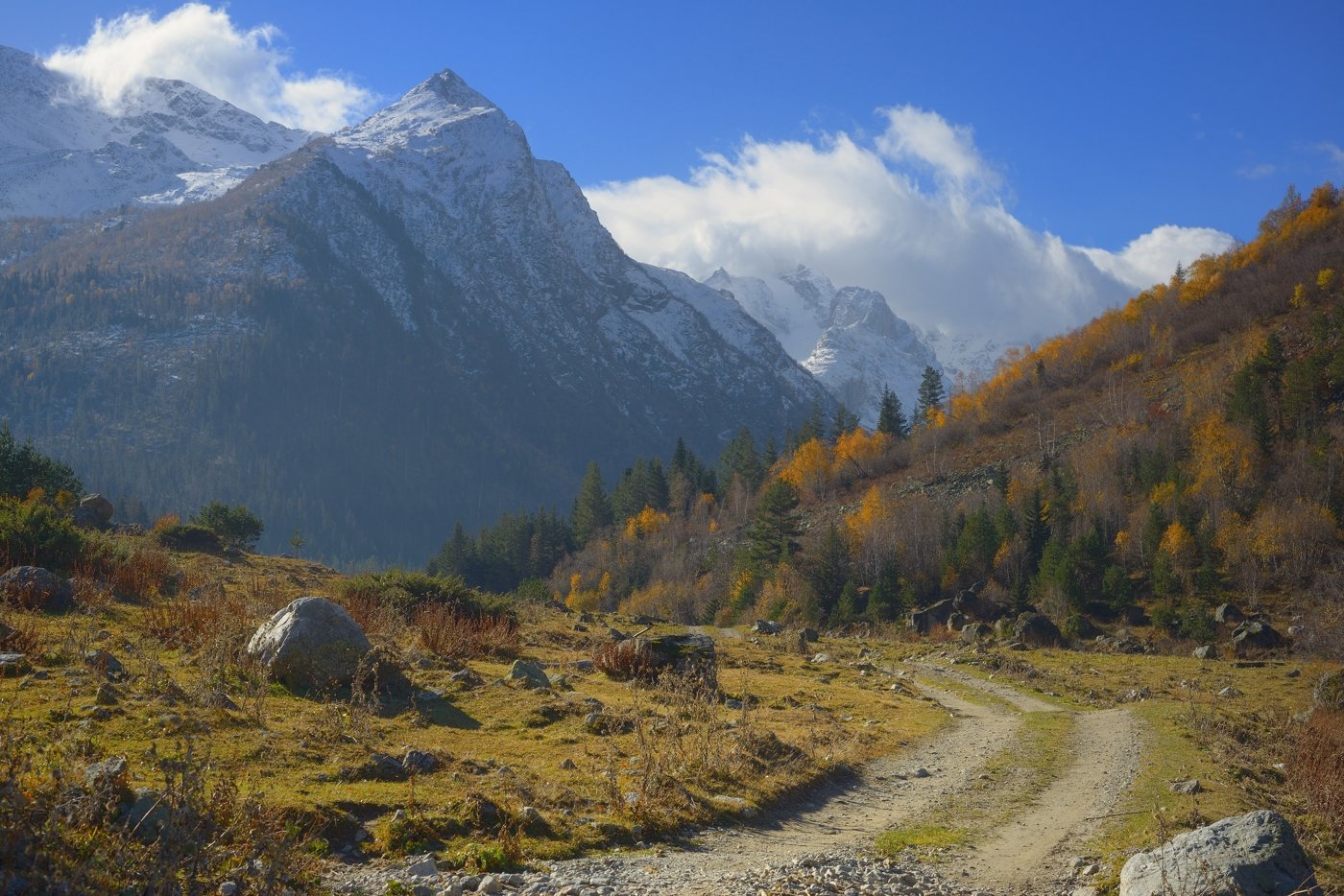 горы осень гондарай, Александр Жарников