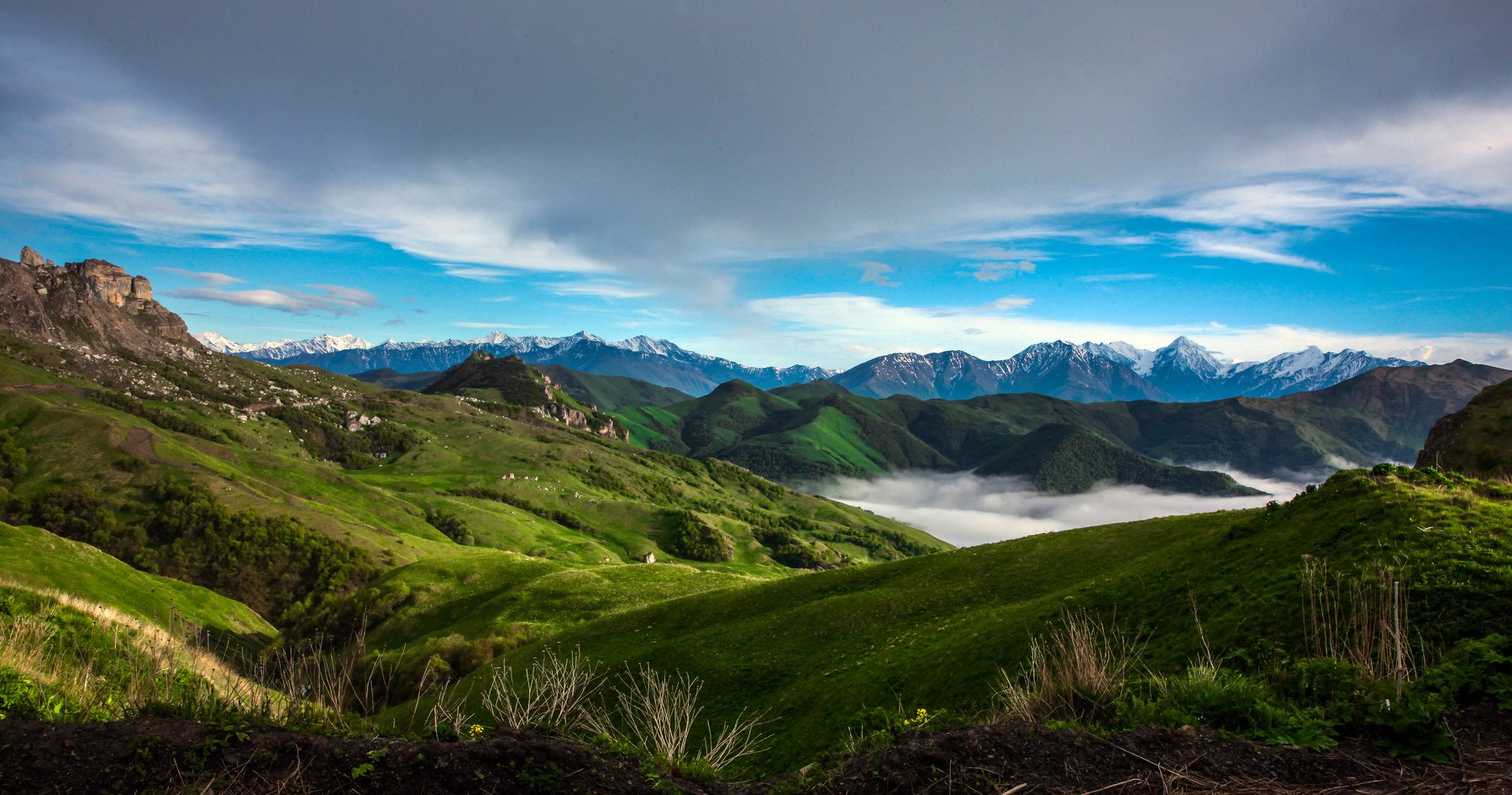 горы,лето,пейзаж,туман,кавказ, Marat Magov
