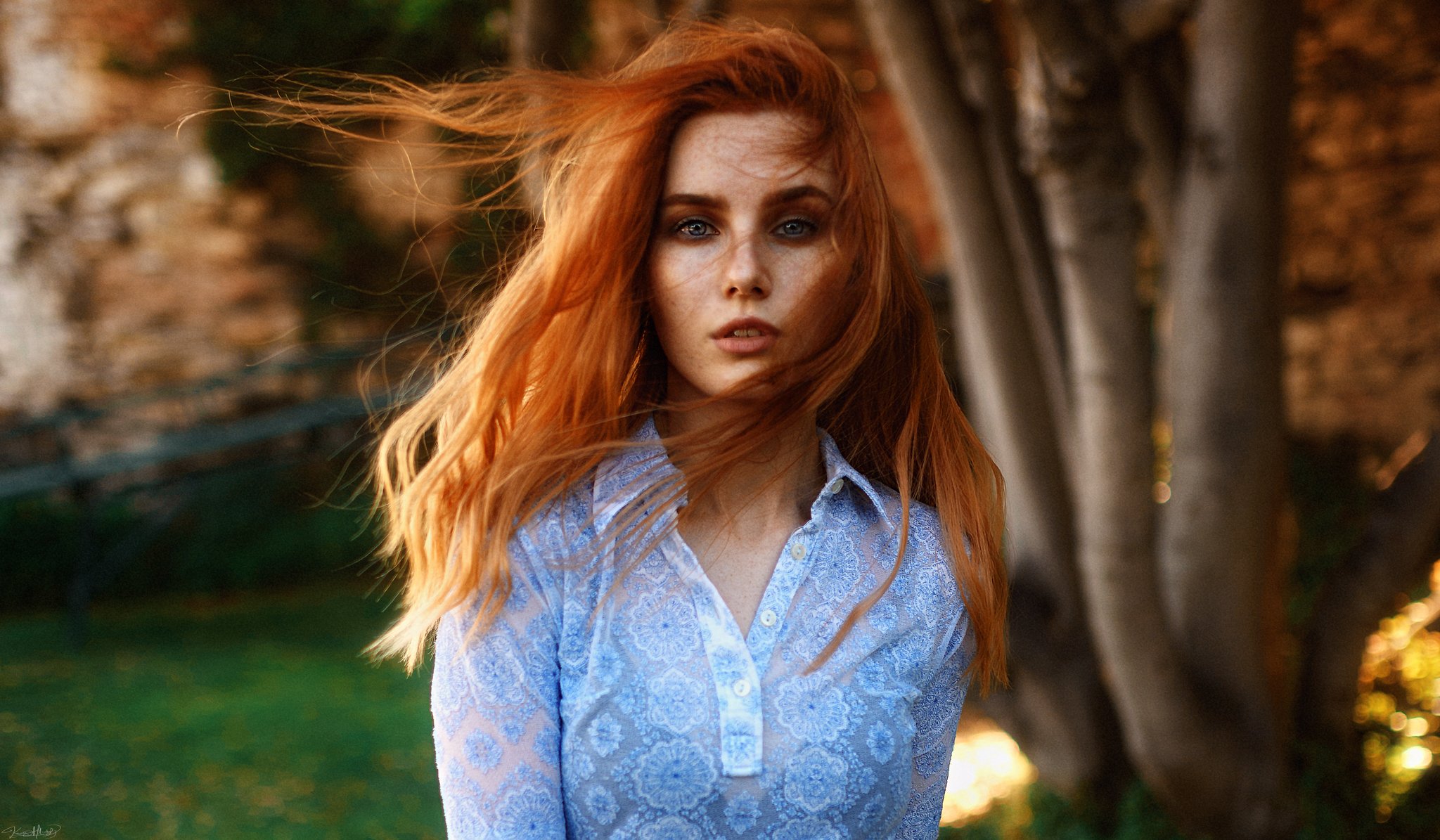 35mm, portrait, hair, eyes, pretty, face, beautiful, natural light, beauty, freckles, redhead, colorful, art, model, Каан Алтындал