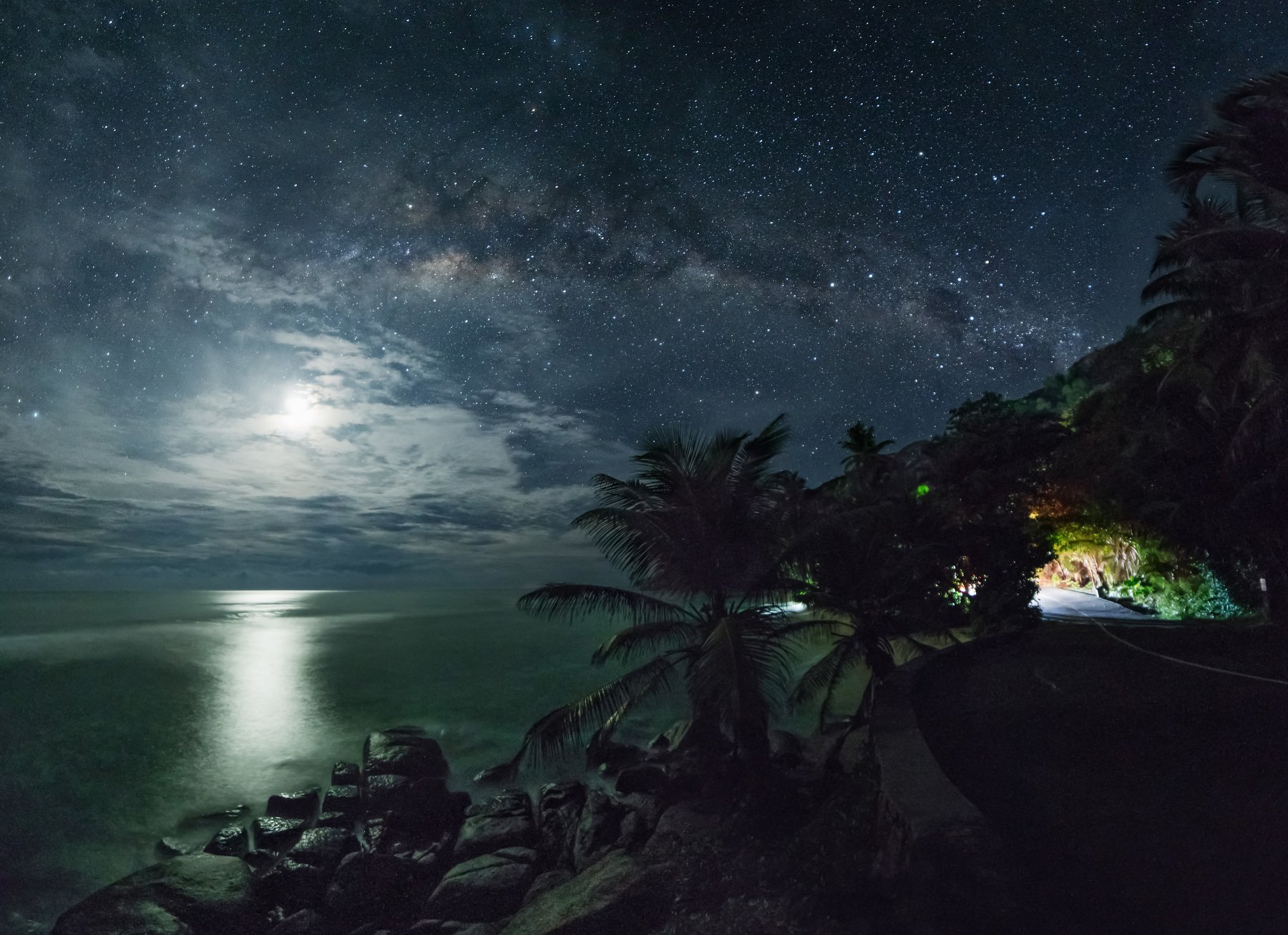 млечный путь, звездное небо, сейшелы, индийский океан, Vitalis Vasylius