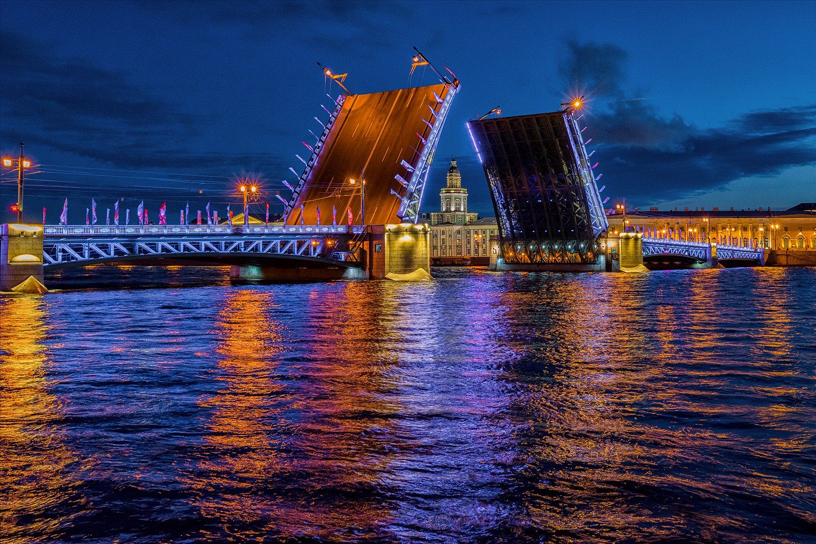 питер мост развод ночь urban город архитектура пейзаж , Нина Богатырева