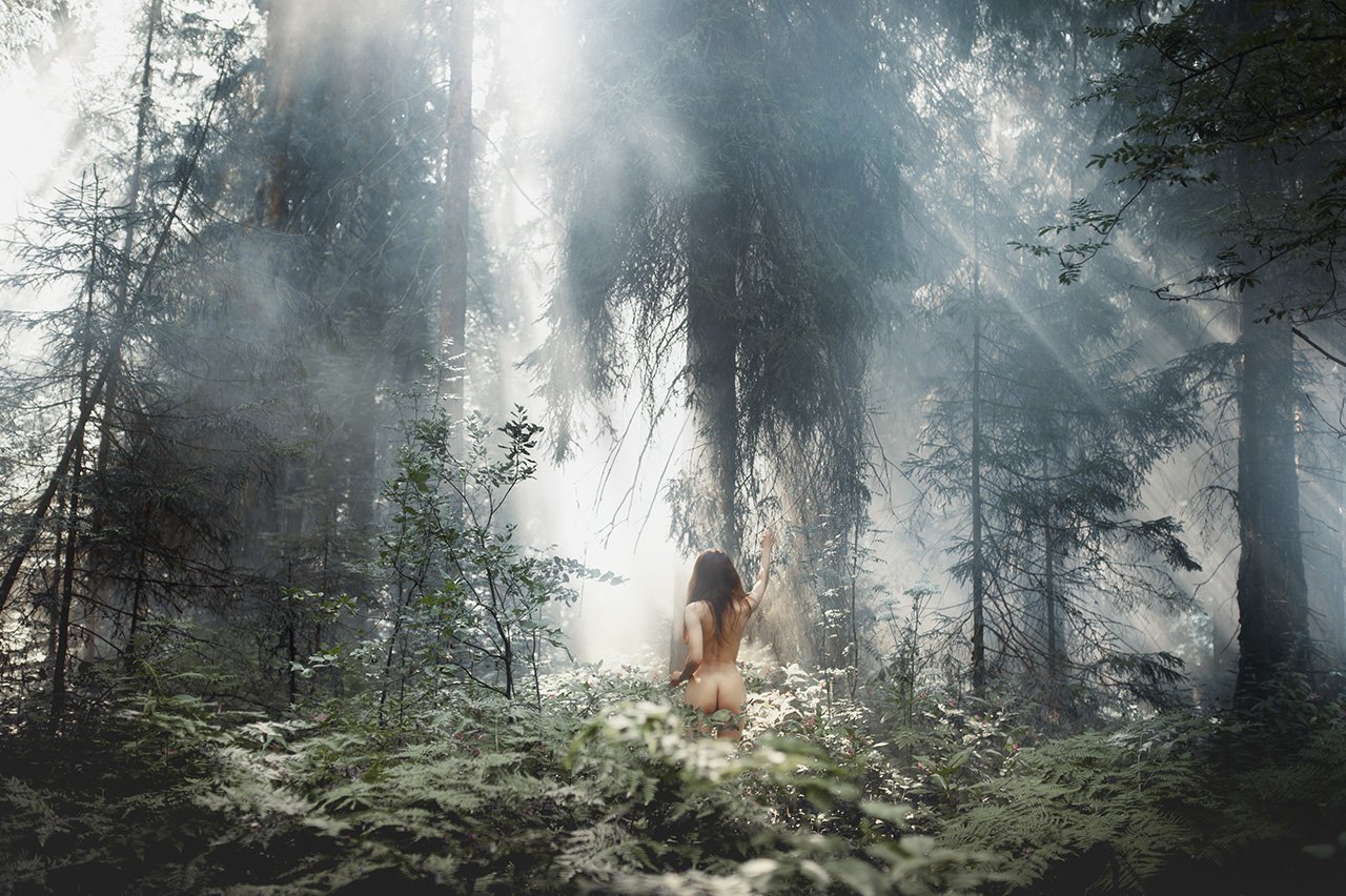 лес, девушка, природа, Бабинцева Мария