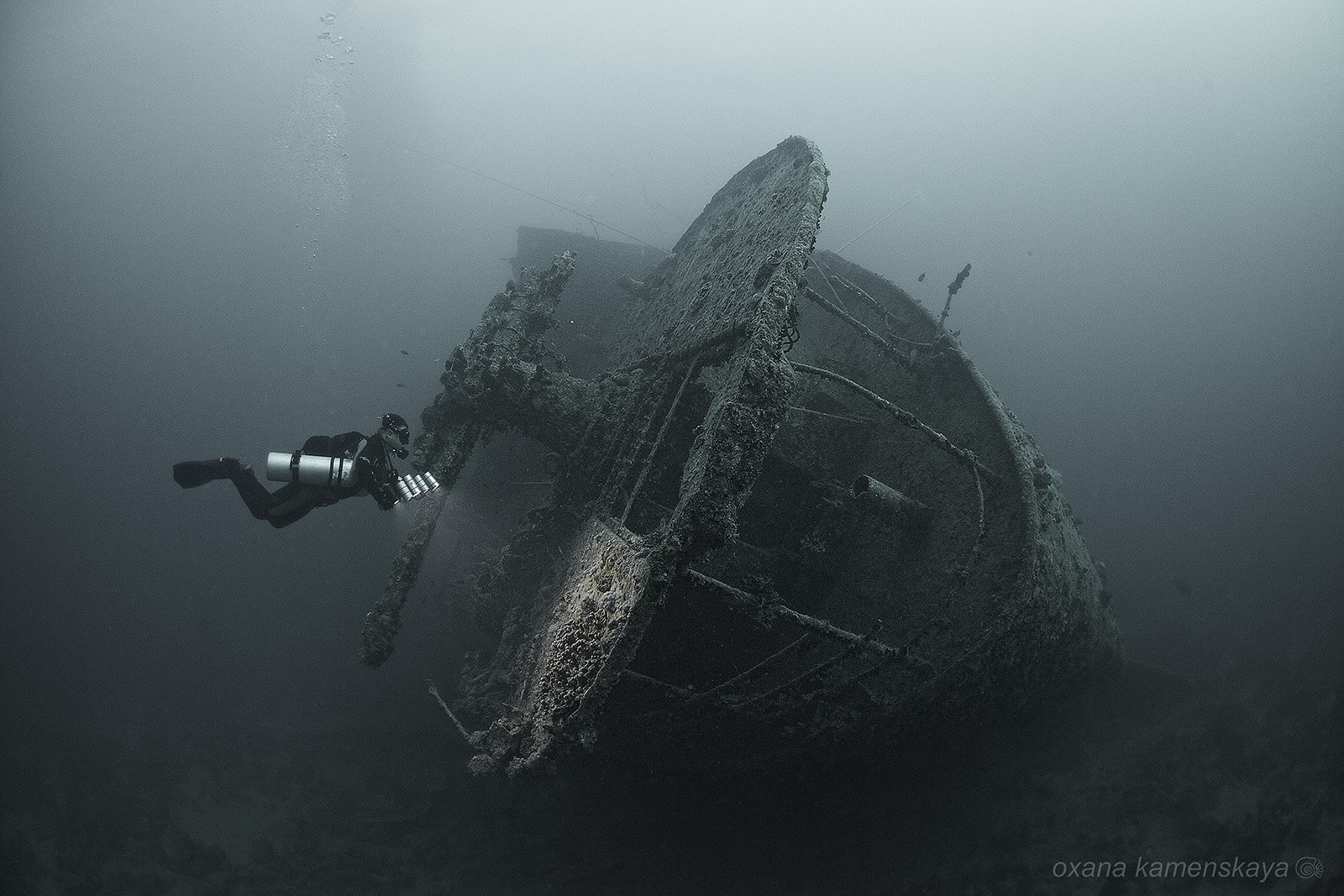 Thistlegorm wreck diving underwater, Оксана Каменская