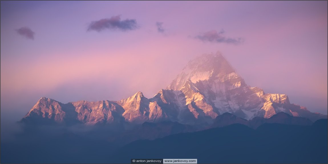 гималаи, непал, горы, закат, аннапурна, пик, вершина, himalaya, nepal, mountains, sunset, annapurna, peak, mount, Антон Янковой (www.photo-travel.com.ua)