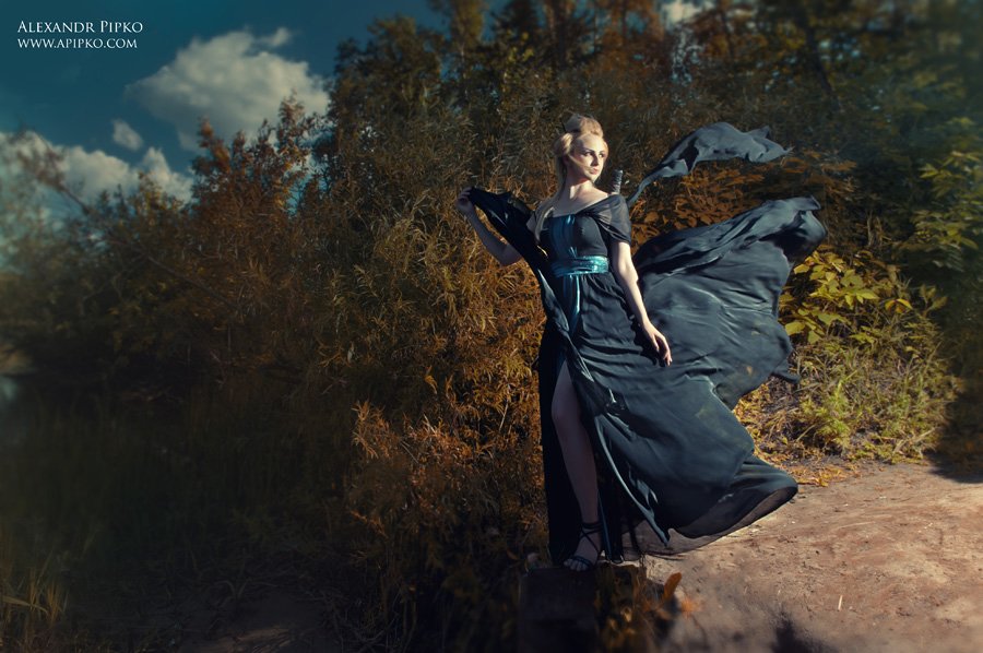 природа, платье. ткань, модель, Александр Пипко