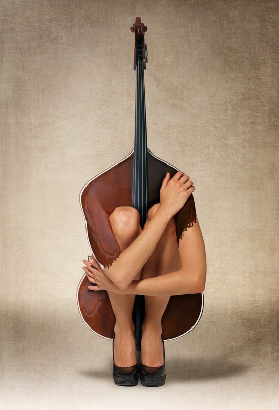 melting, texture, background, guitar, woman, chocolate, play, seating, music, nude, liquid, brown, shoes, fashion, Caras Ionut