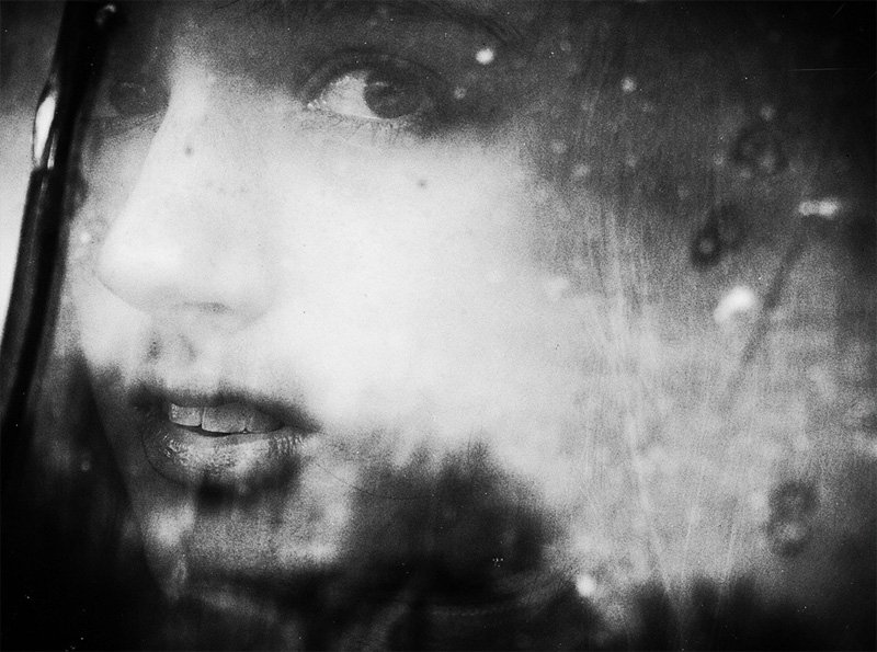 воспоминания, одиночество, дождь, капли, отражение, окно, взгляд, девушка, Александр Чикишев