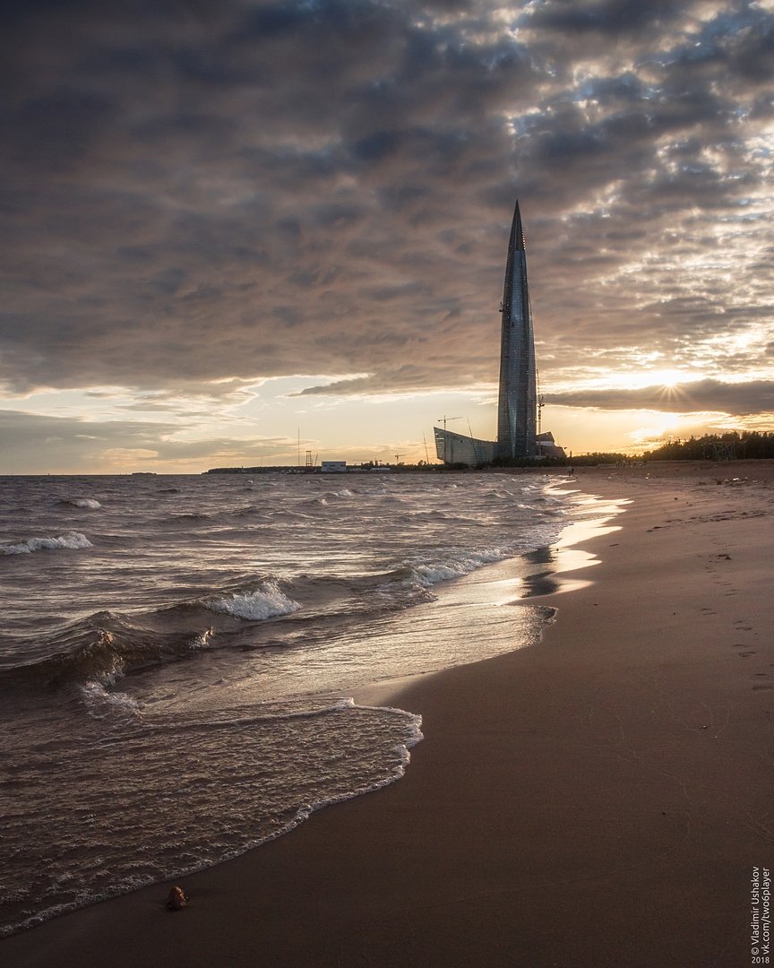 Берег Балтийского моря финский залив