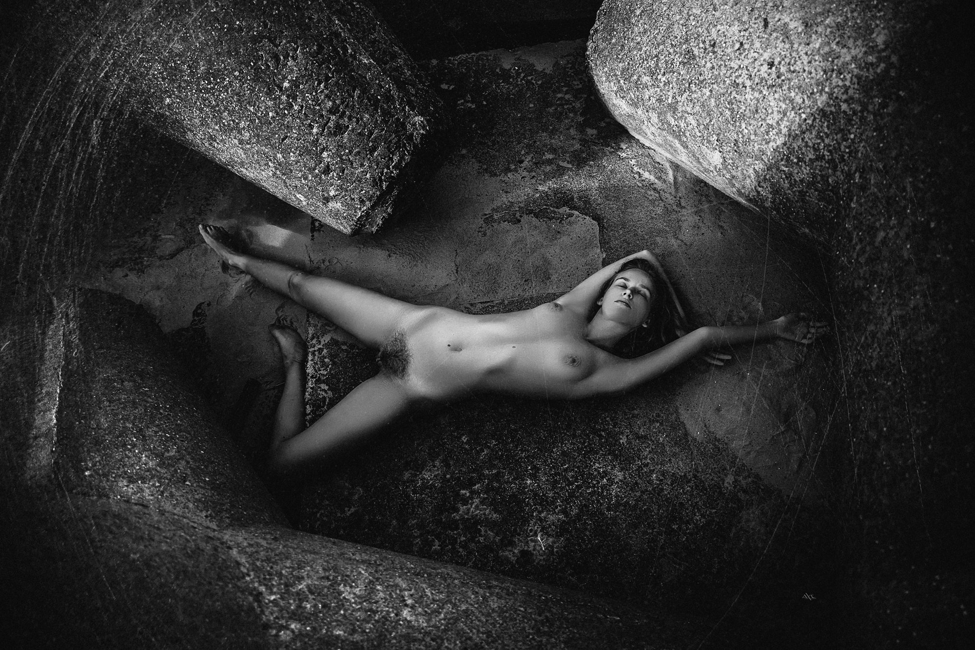 woman, nude, art, conceptual, black and white, natural light, Руслан Болгов (Axe)