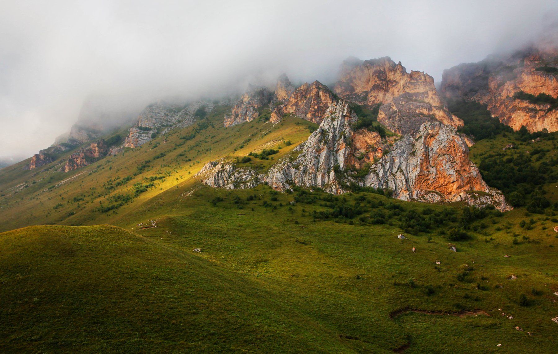 чегемское ущелье,горы., Marat Magov