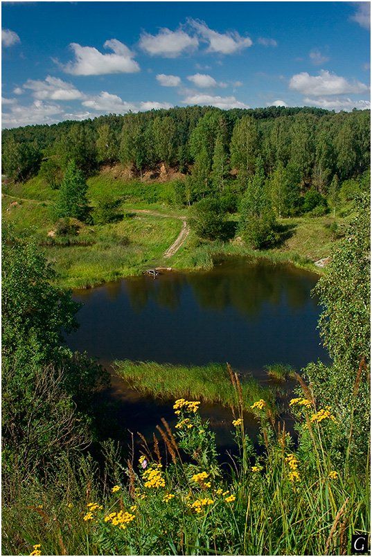 талашкино, лето, озерцо, Gorshkov Igor_Feanorus