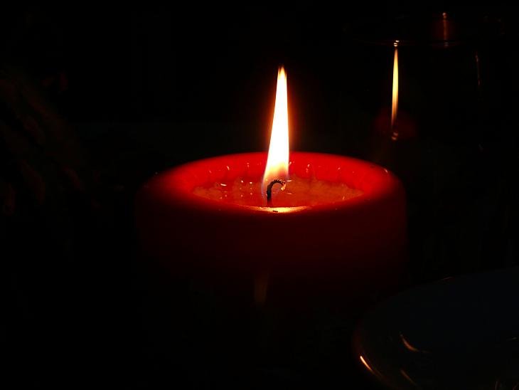 свеча, огонь, Василевская Надежда
