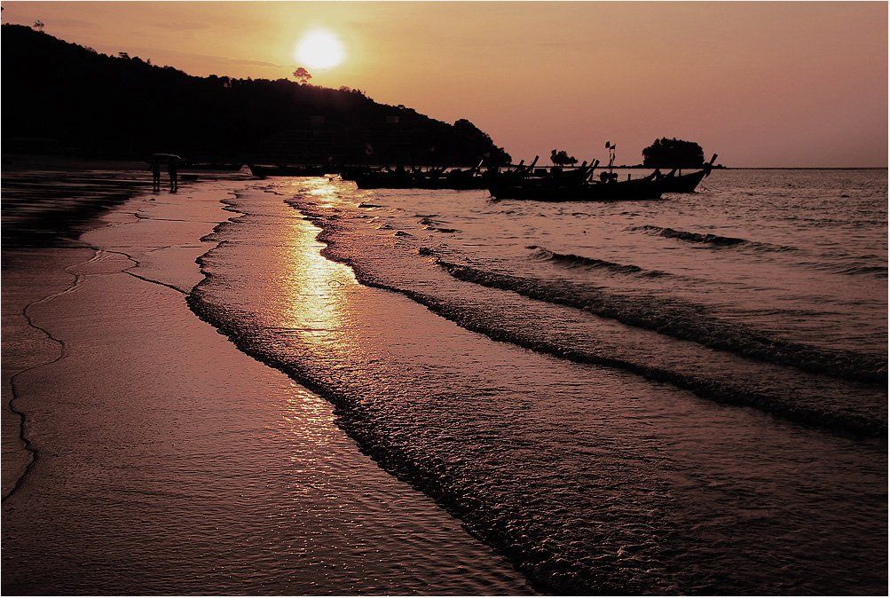 вечер, андаманское море, пхукет, тайланд, закат, отдых, Сергей Гаспарян