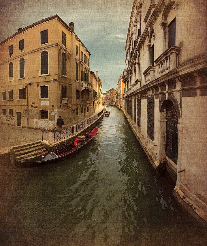 венеция, италия, канал, гондола, панорама, EGRA : ЕГРА