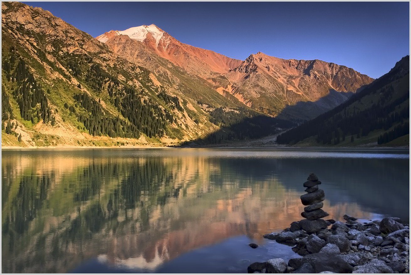 казахстан, алматы, бао, вода, озеро, горы, свобода, Vitaliy Rage