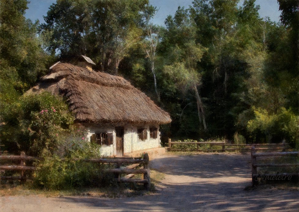 пирогово, киев, хутор, лето, деревня, домик, хата, Наталья Кузнецова (Nateletro)