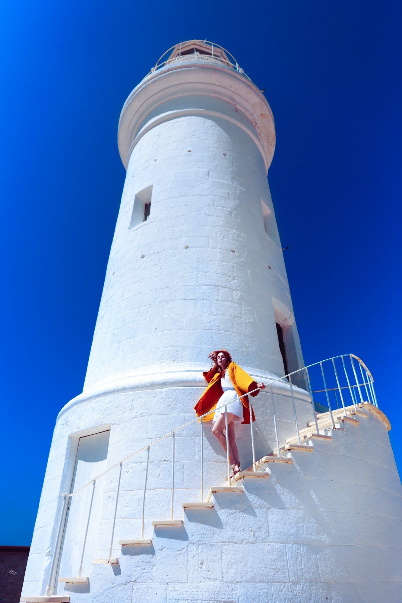 woman, art, portrait, fashion, beauty, lighthouse, natural light, cyprus, Руслан Болгов (Axe)