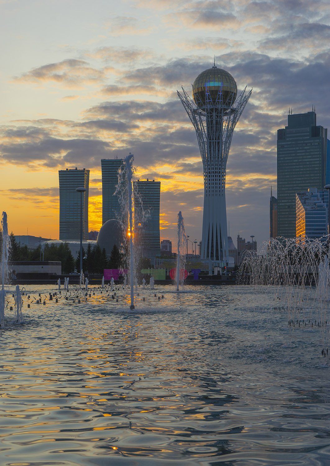 Астана, Казахстан, центр города, Борис Резванцев
