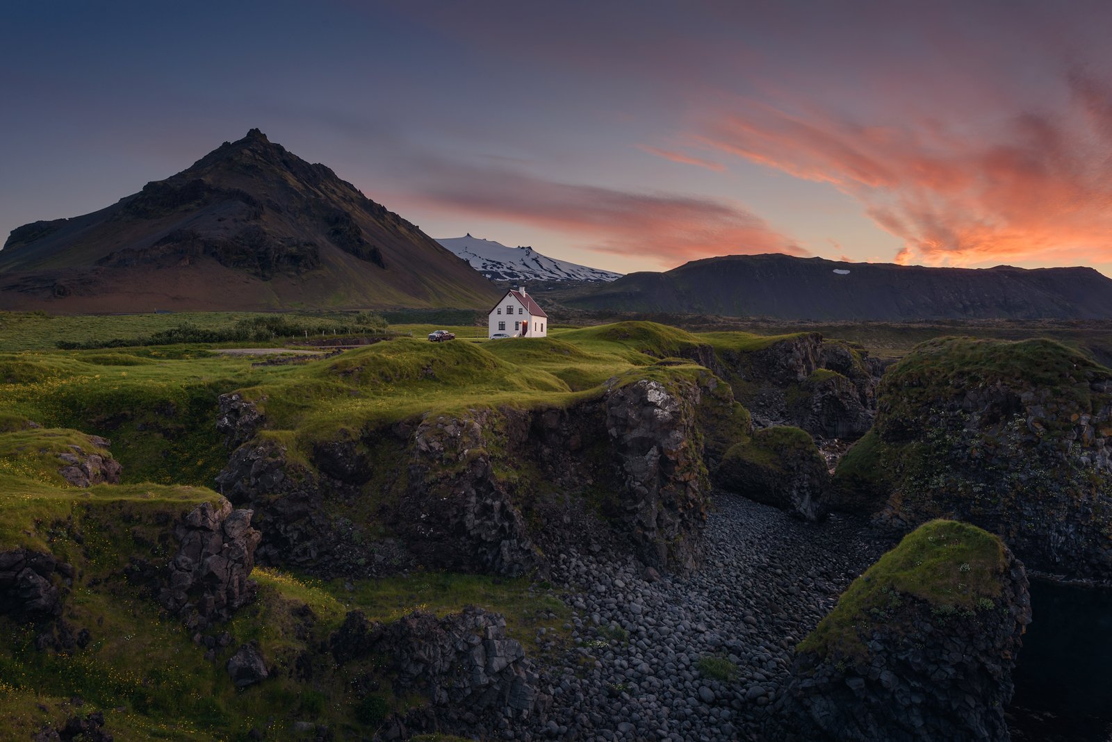 arnarstapi, iceland, landscape, nature, природа, пейзаж, исландия, закат, nikon, Дмитрий Виноградов
