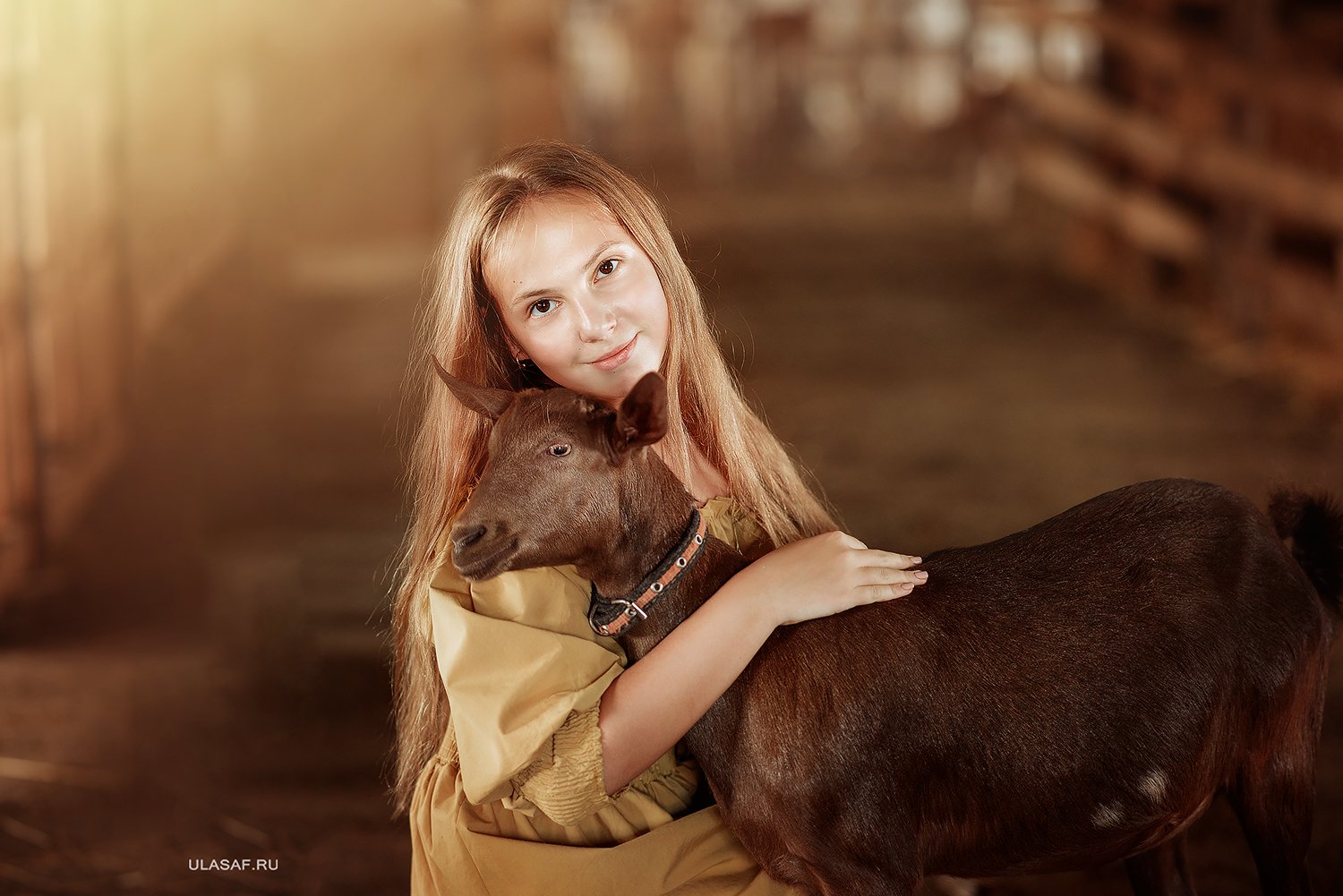 Елизавета с козочкой. Photographer Yuliya Safo