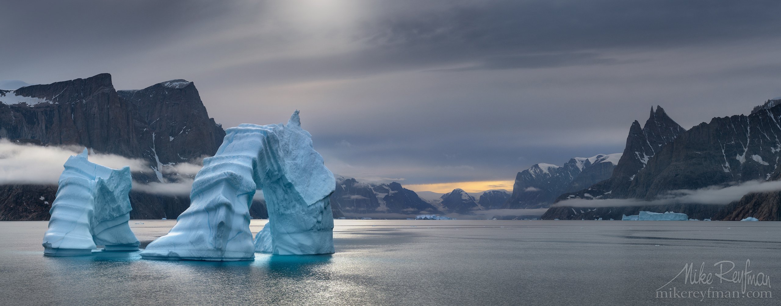 greenland, iceberg, scoresby sound, Майк Рейфман