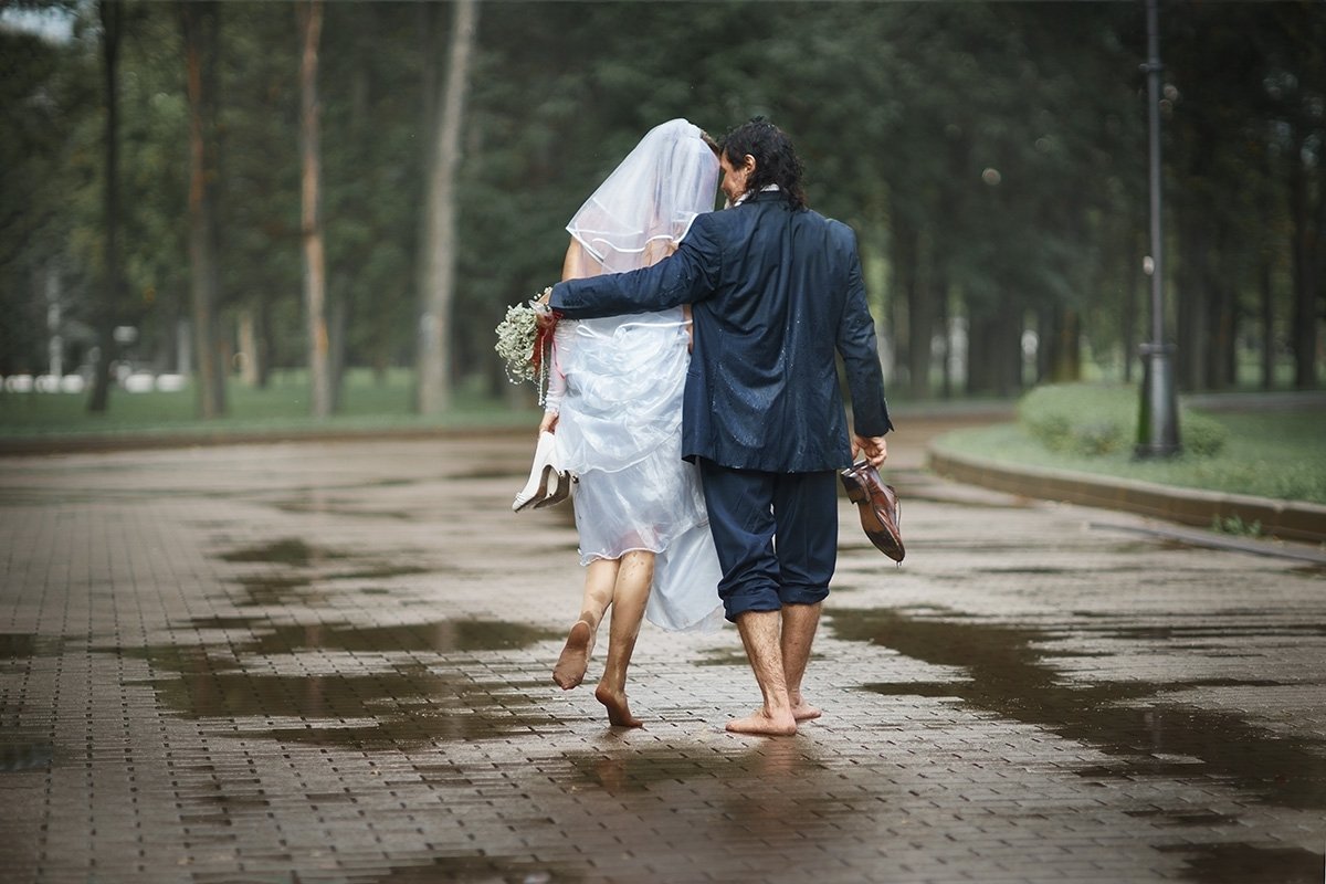 невеста,свадьба,настроение,дождь,романтика,пленэр, Александр Сергеев