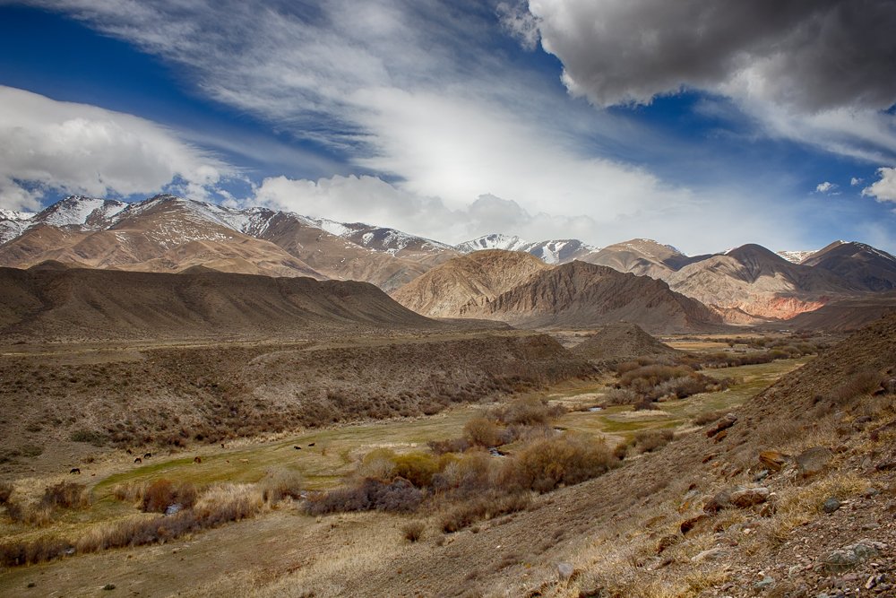 кыргызстан, горы, Элина Магалимова