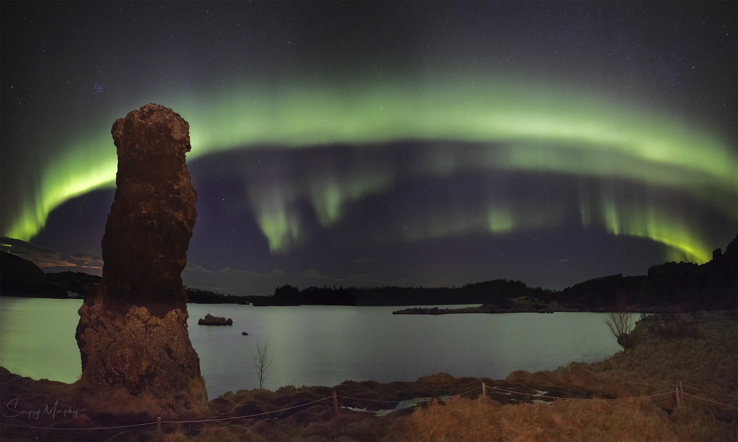 myvatn lake iceland northern lights, Sergey Merphy