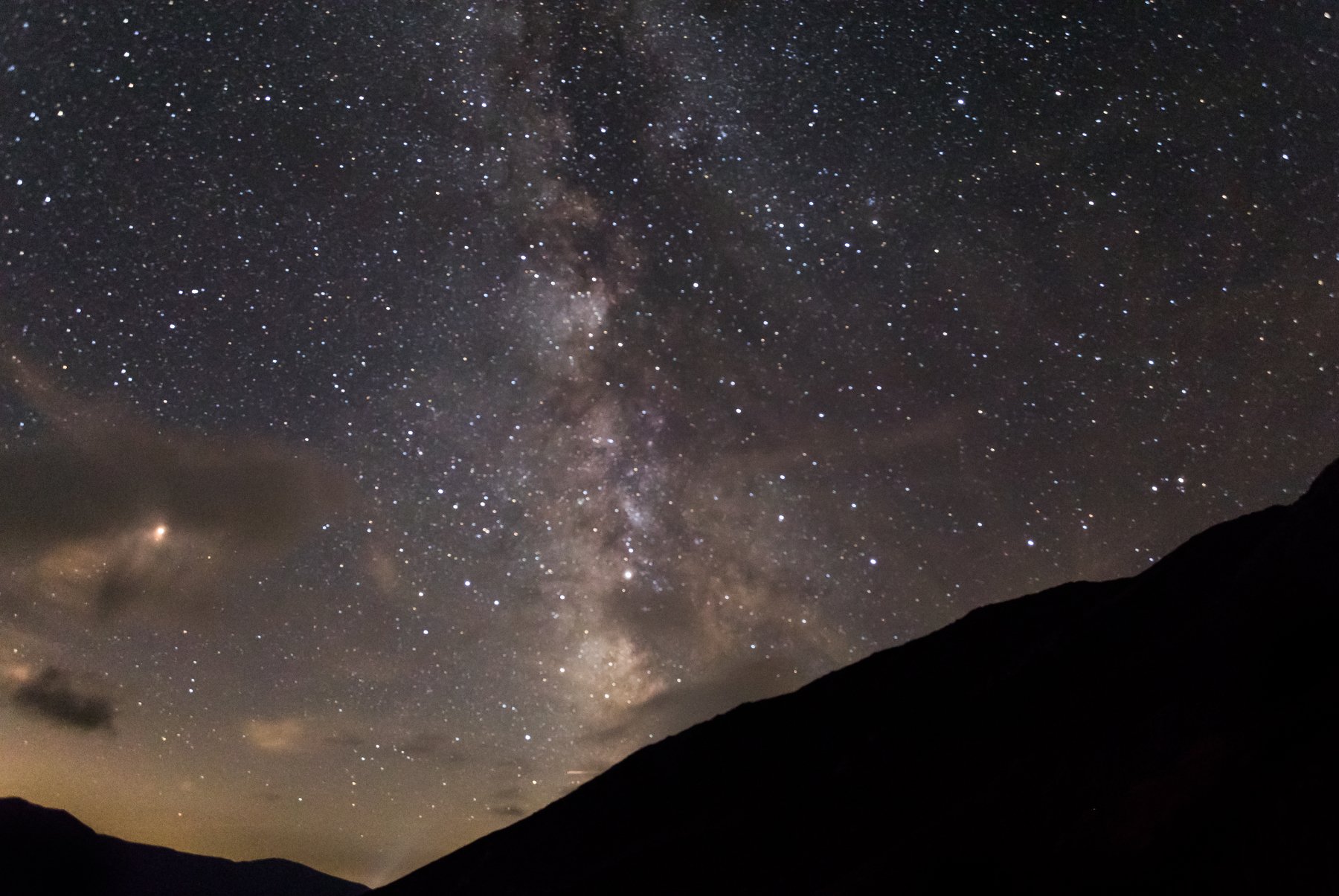 milky way landscape stars , Comșa Bogdan