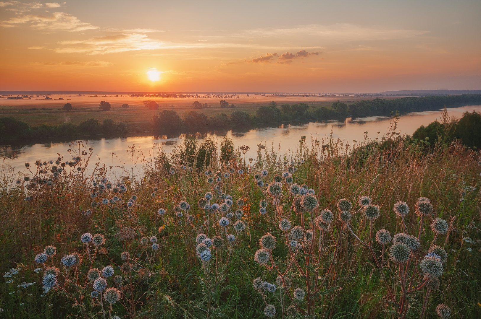 Лучший закат этого лета. Река Ока рассвет. Рассвет летом. Красота русской природы.