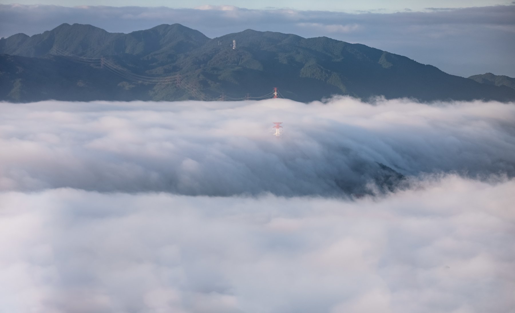 landscape nature clouds low clouds morning mountain japan  , Hasan Jakaria
