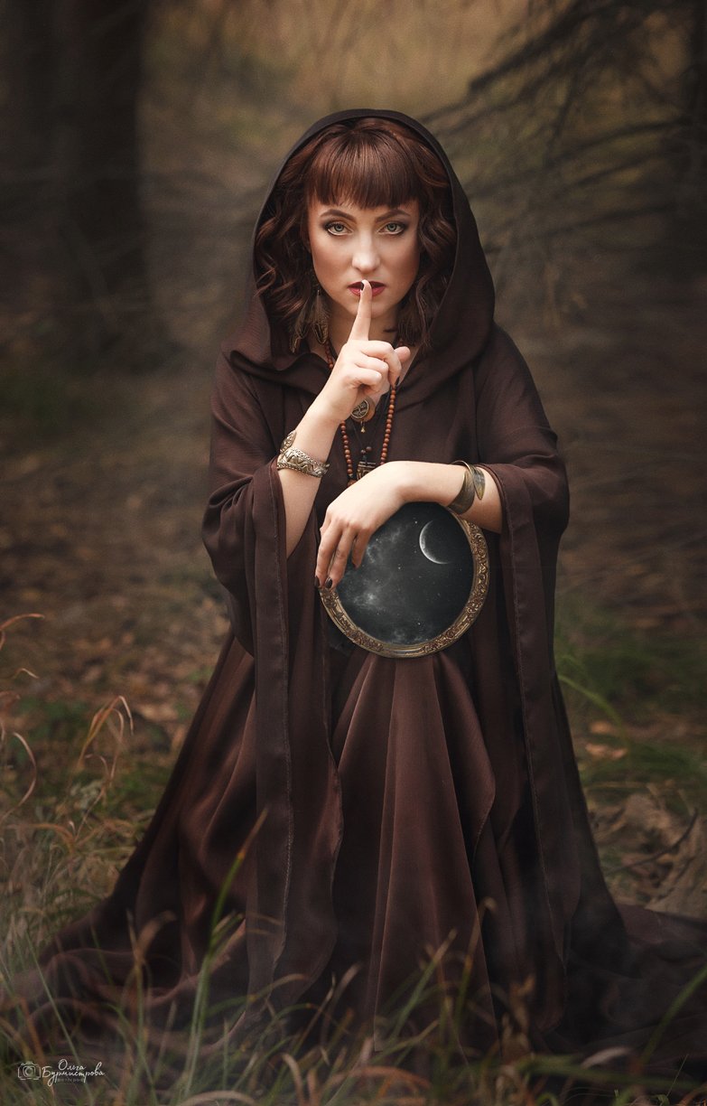 фото в образе, тематическое фото, добрая ведьма, колдунья, Ольга Бурмистрова