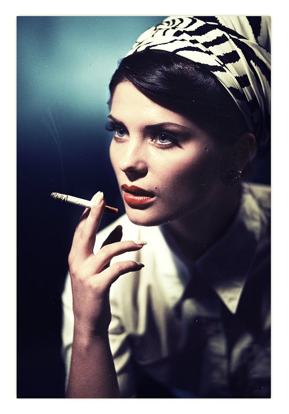 ретро, портрет, portrait, smoke, сигарета, Илюхин Юрий