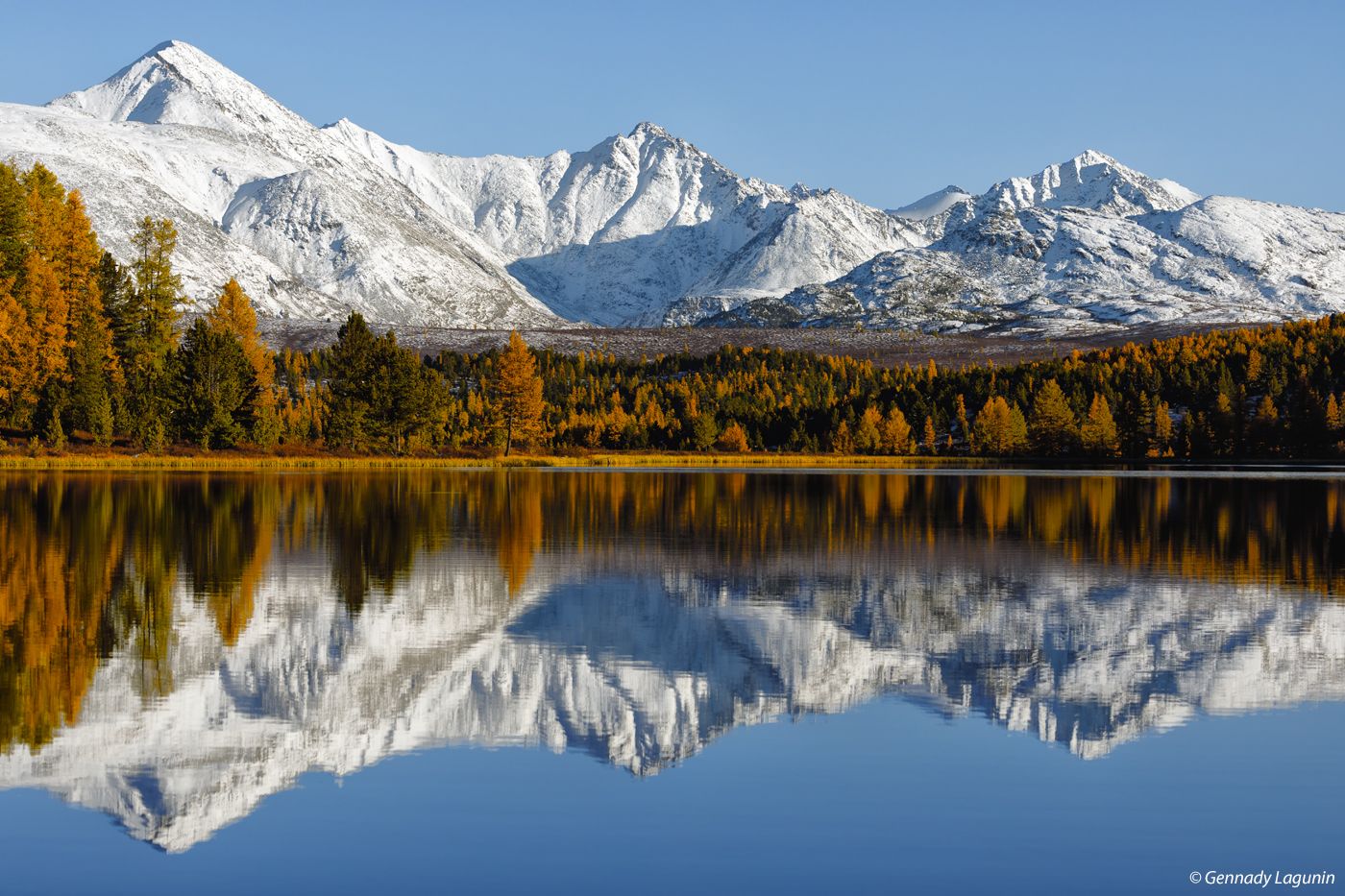 алтай, altai, осень, autumn, горы, mountains, озеро, lake, Геннадий Лагунин