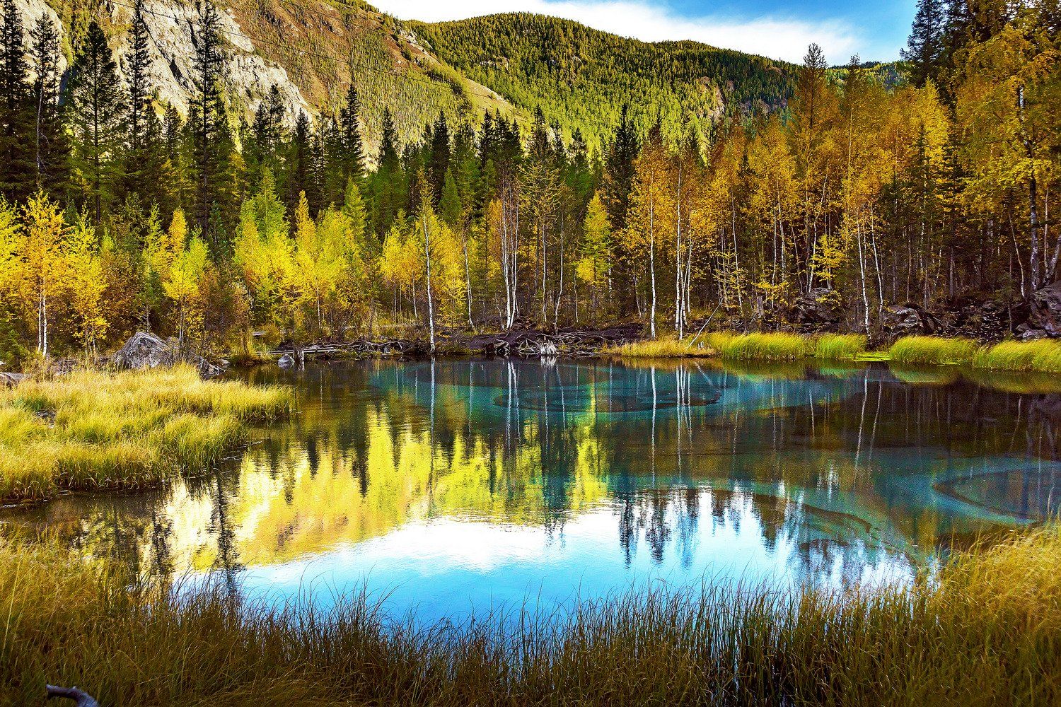 пейзаж, осень, горы, Горный Алтай , Александр Потапов