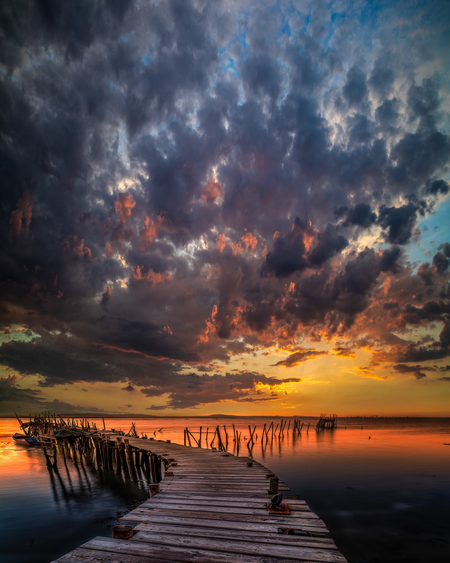 portugal,old pier,sunset,dramatic sky,water,long exposure,evening color,photopills,nikon,zeiss distagon, Felix Ostapenko