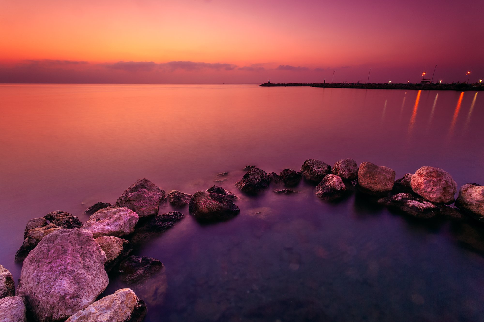 landscape, seascape, cyprus, sunrise, larnaca, colors, Руслан Болгов (Axe)