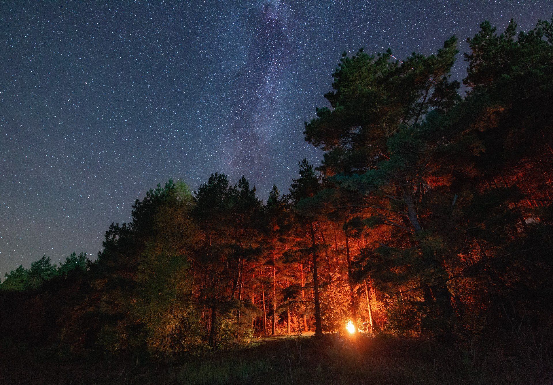 ночь, звезды, tamron, Артемий Тузов