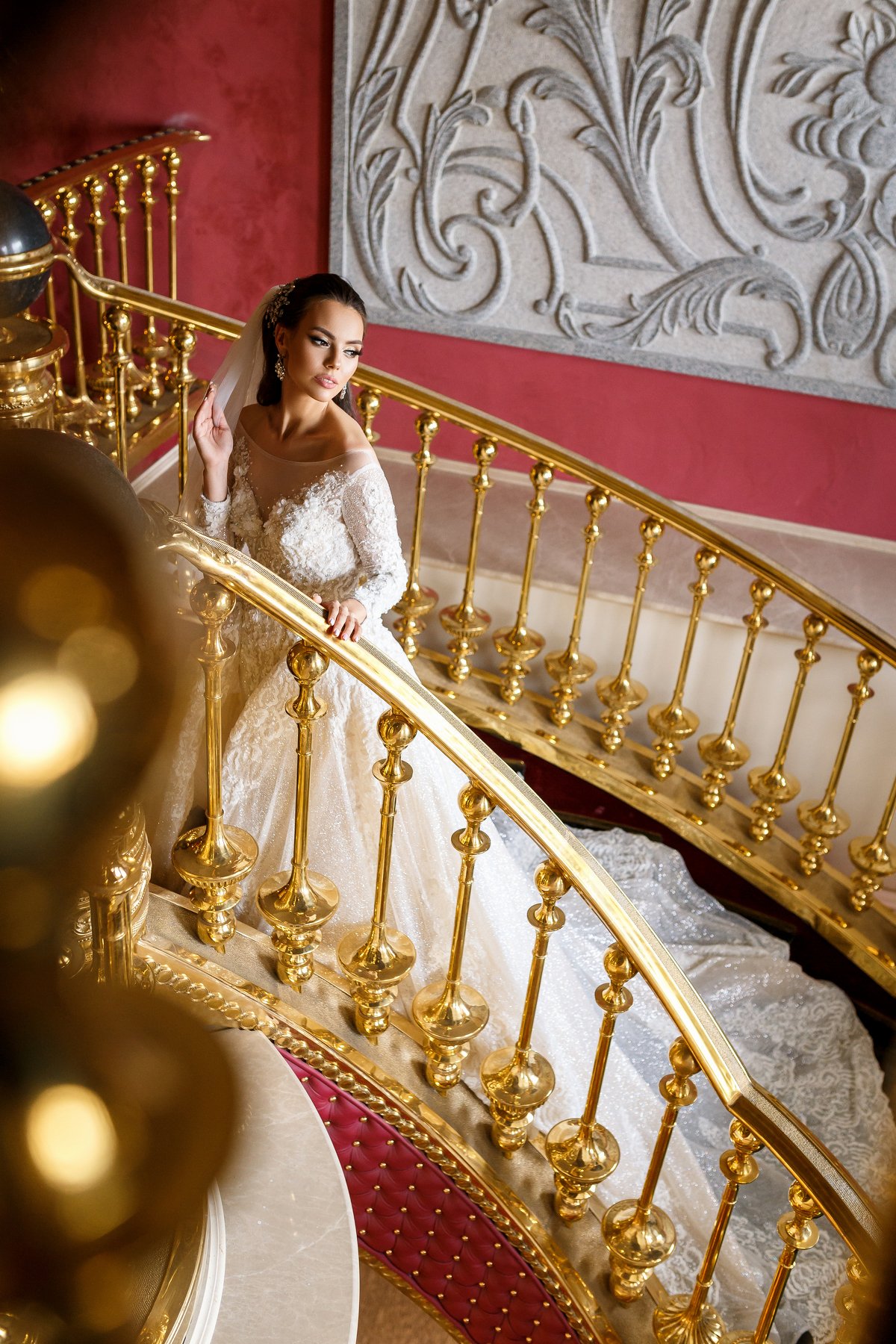 невеста, модель, портрет, ресторан, свадьба, платье, девушка, Анастасия Косарева