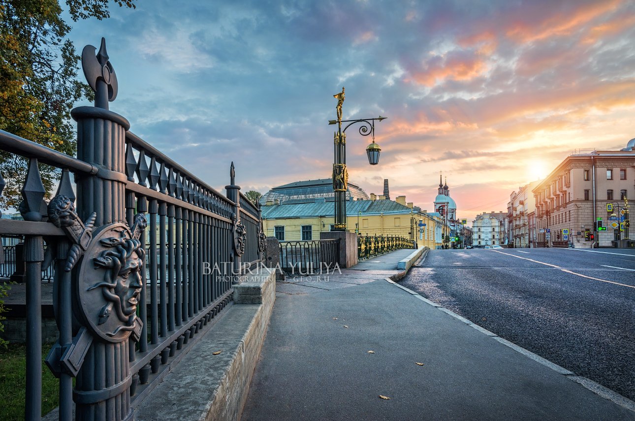 санкт-петербург, пантелеймоновский мост, горгона, Юлия Батурина