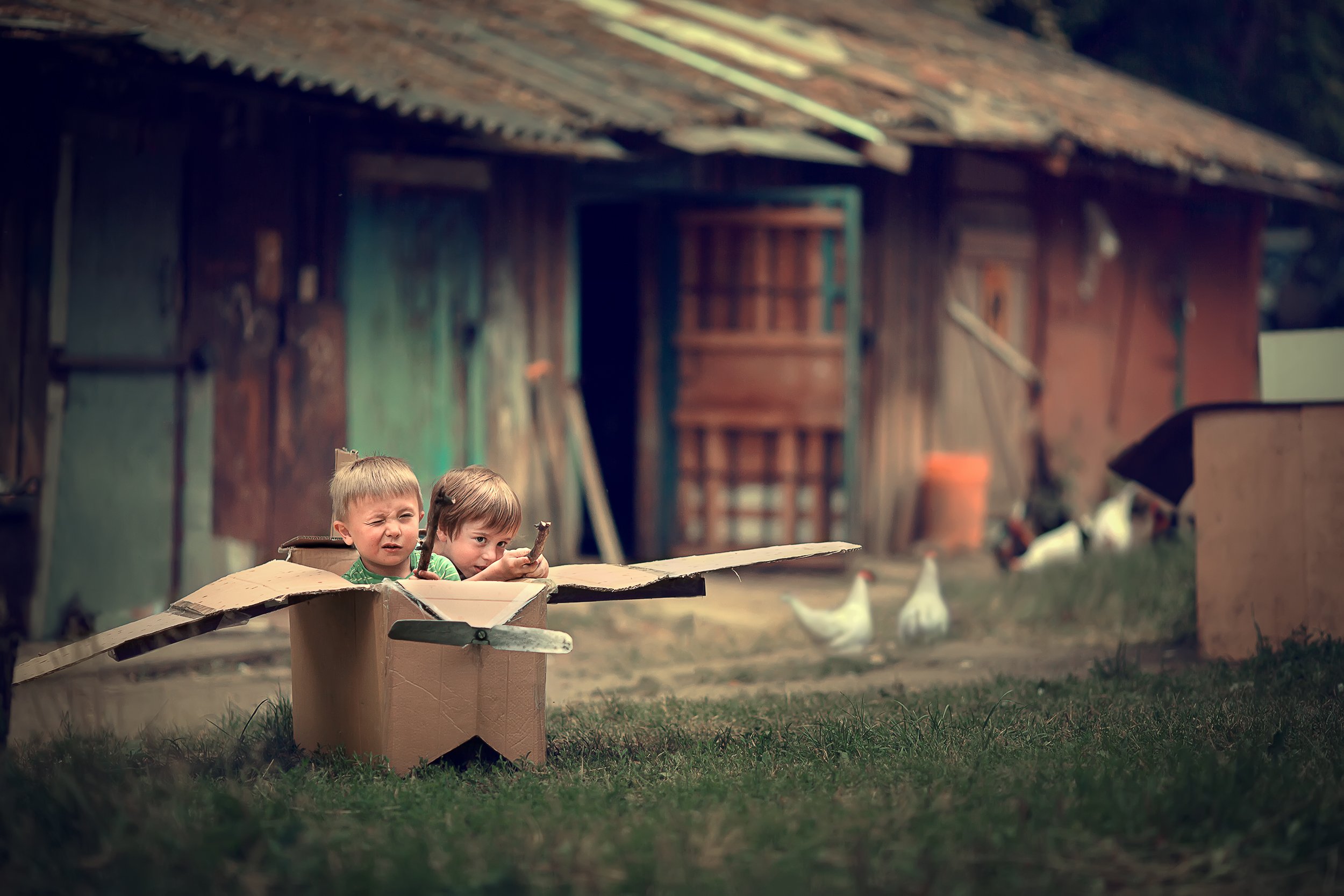 Счастливое детство в деревне