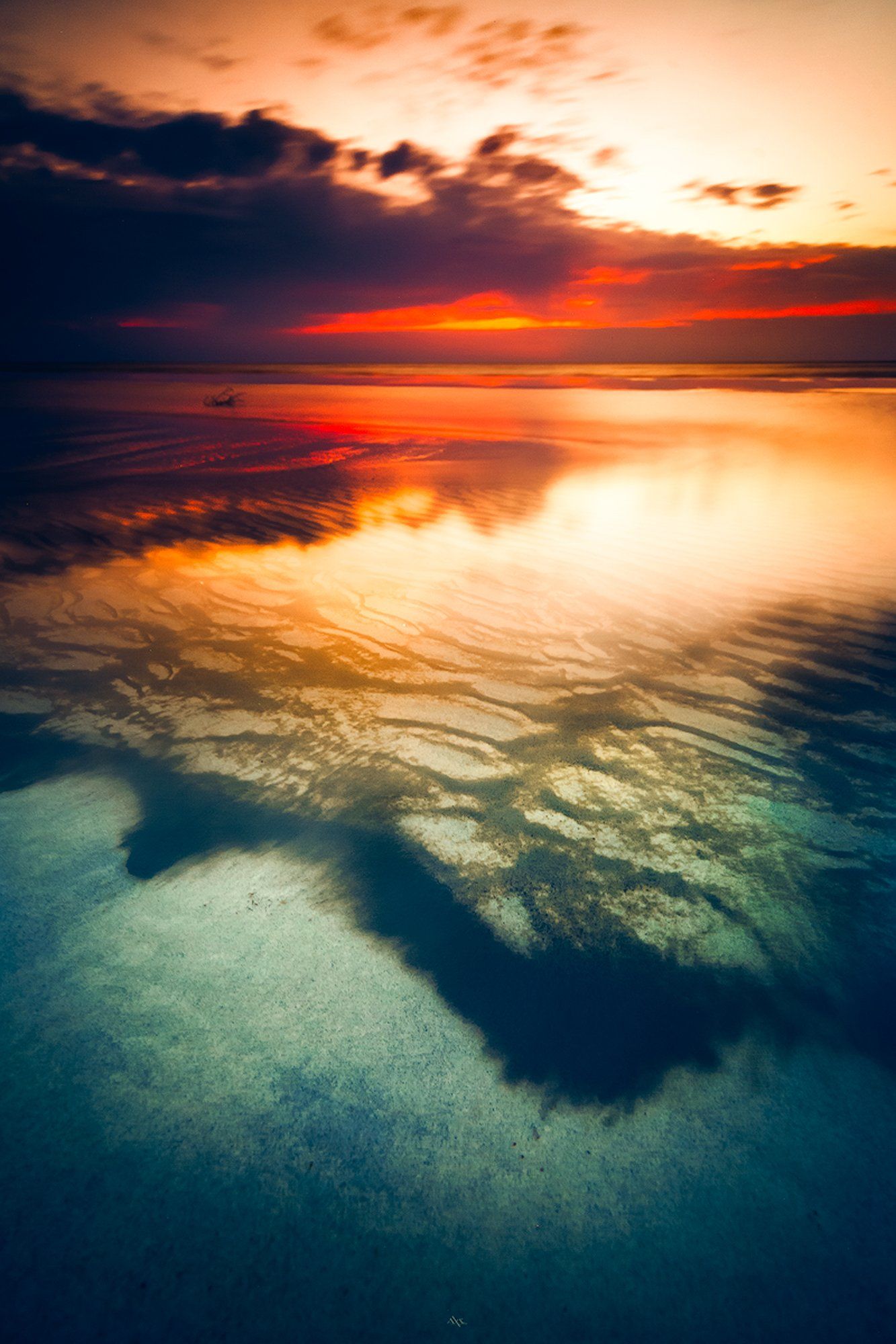 landscape, seascape, baltic sea, sunset, colors, long exposure, Руслан Болгов (Axe)