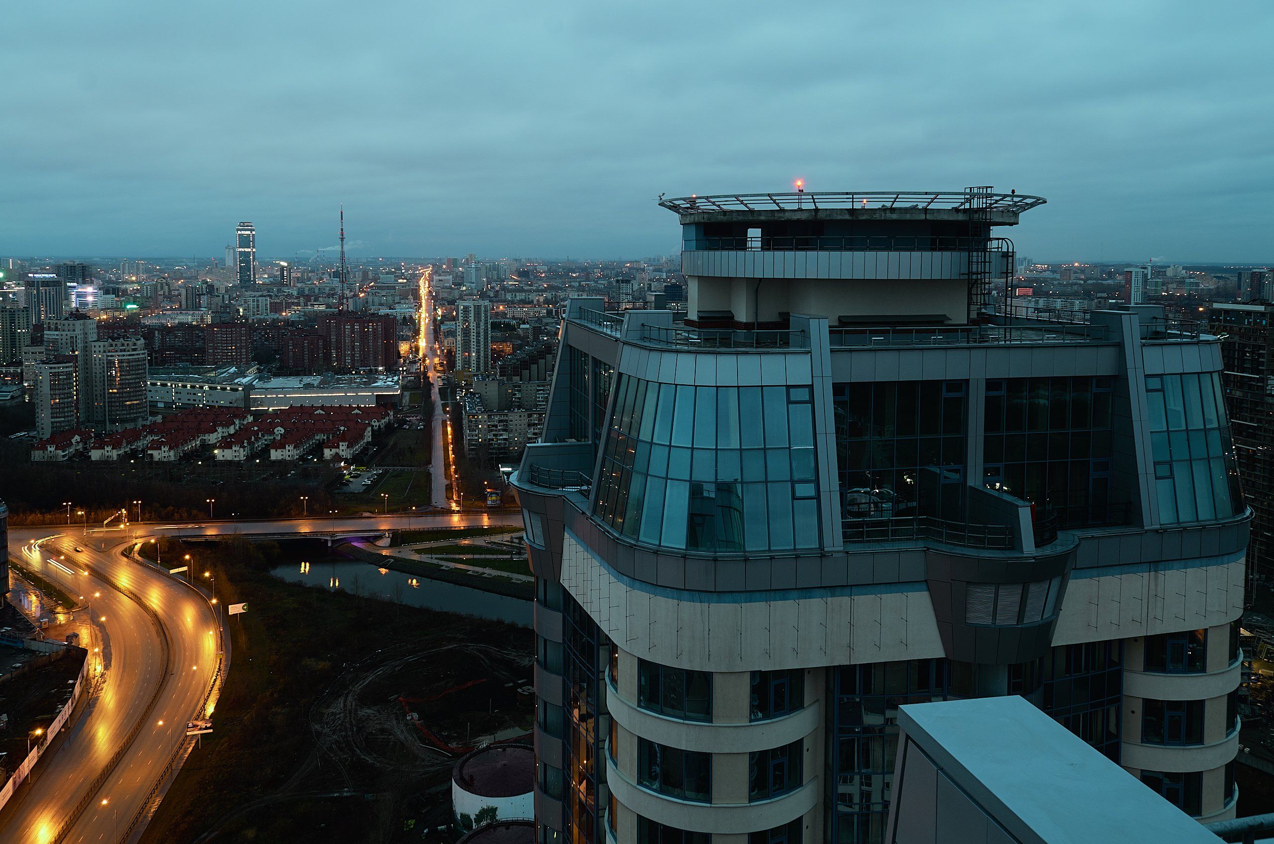 Екатеринбург, пейзаж, рассвет, , Данил Тетёркин