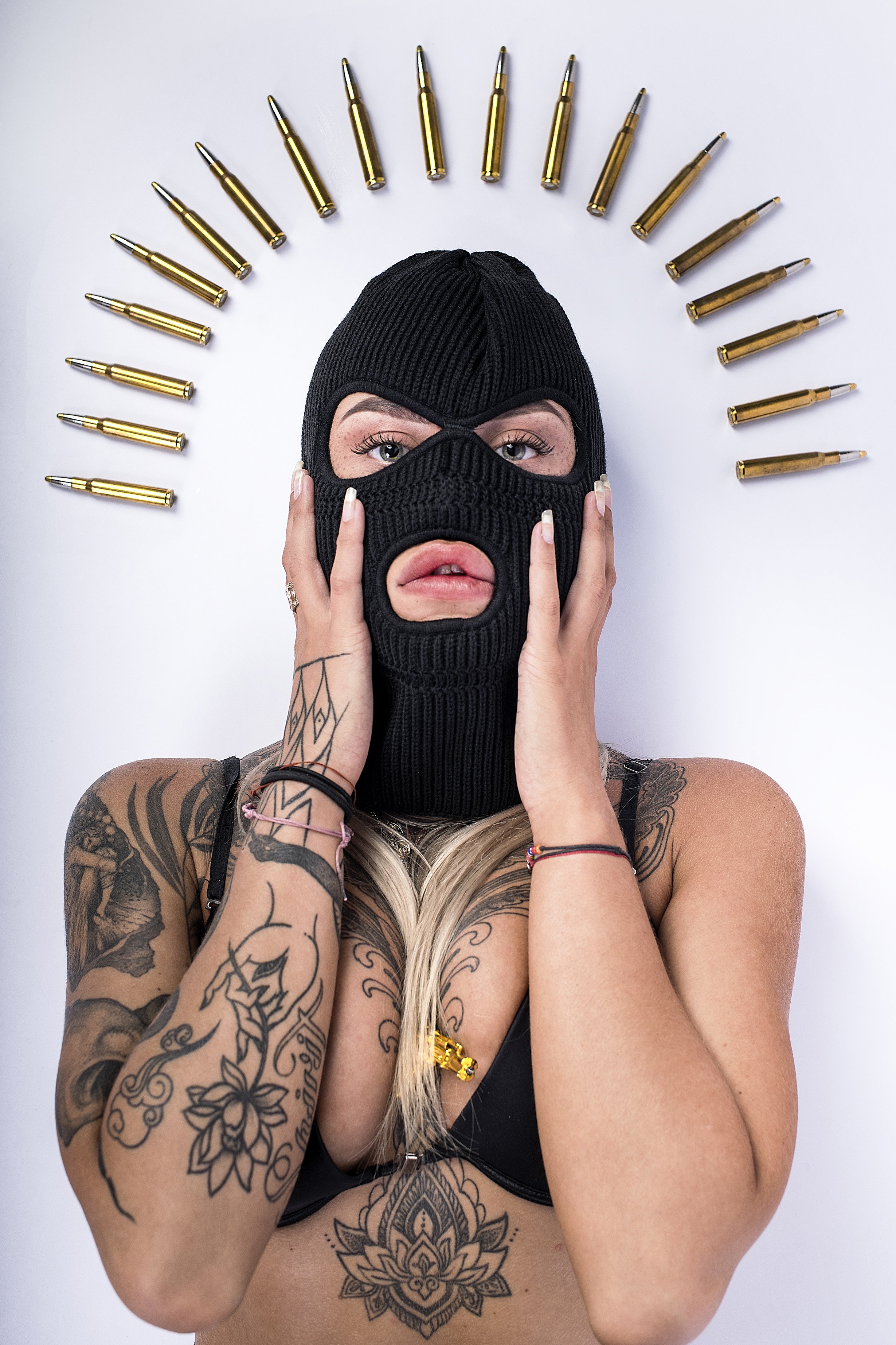 girl, weapons, bullets,, ShootYourStyle
