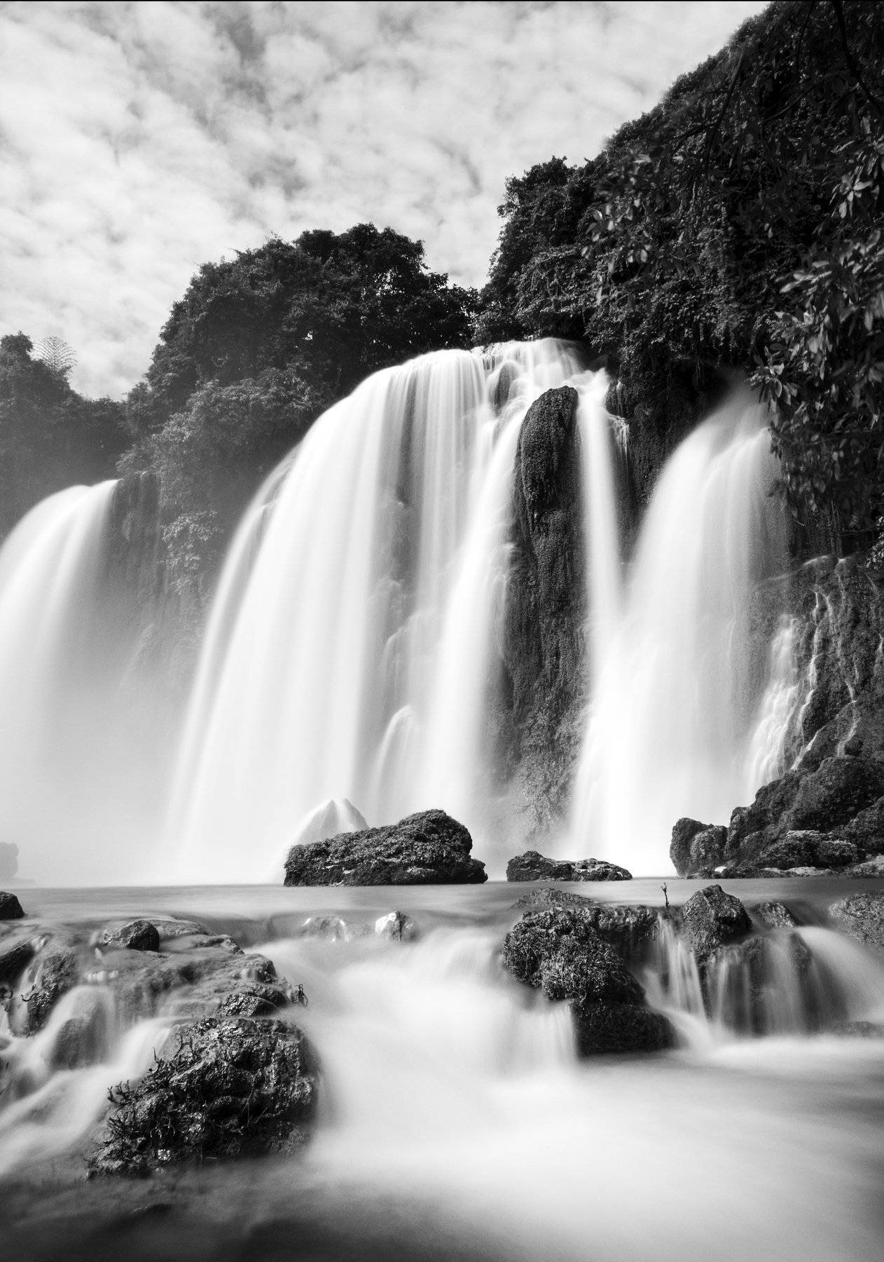 blackandwhite, bangioc, vietnam, landscape, waterfall, fineart, expouse, ngo cuong, ngo cuong photo, Cuong Ngo